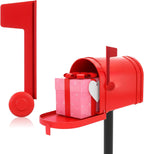 Mailbox Flag, Red Flag for Mailbox Replacement, Tool-Free Assembly (Red)