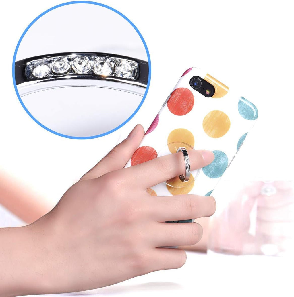 Transparent Phone Ring Holder Grip - EI Sonador Clear Cell Phone Ring Stand Holder Finger Grip Kickstand 360°