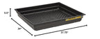 Justrite 28718 EcoPolyBlend Polyethylene Spill Tray