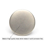 12 Sets Jean Tack Buttons Metal Replacement Kit, Matte Silver