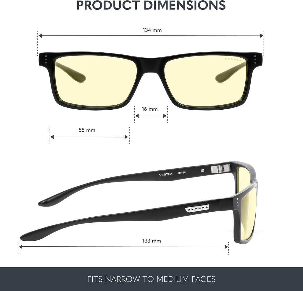 Blue Light Reading Glasses - Blocks 65% Blue Light - Vertex