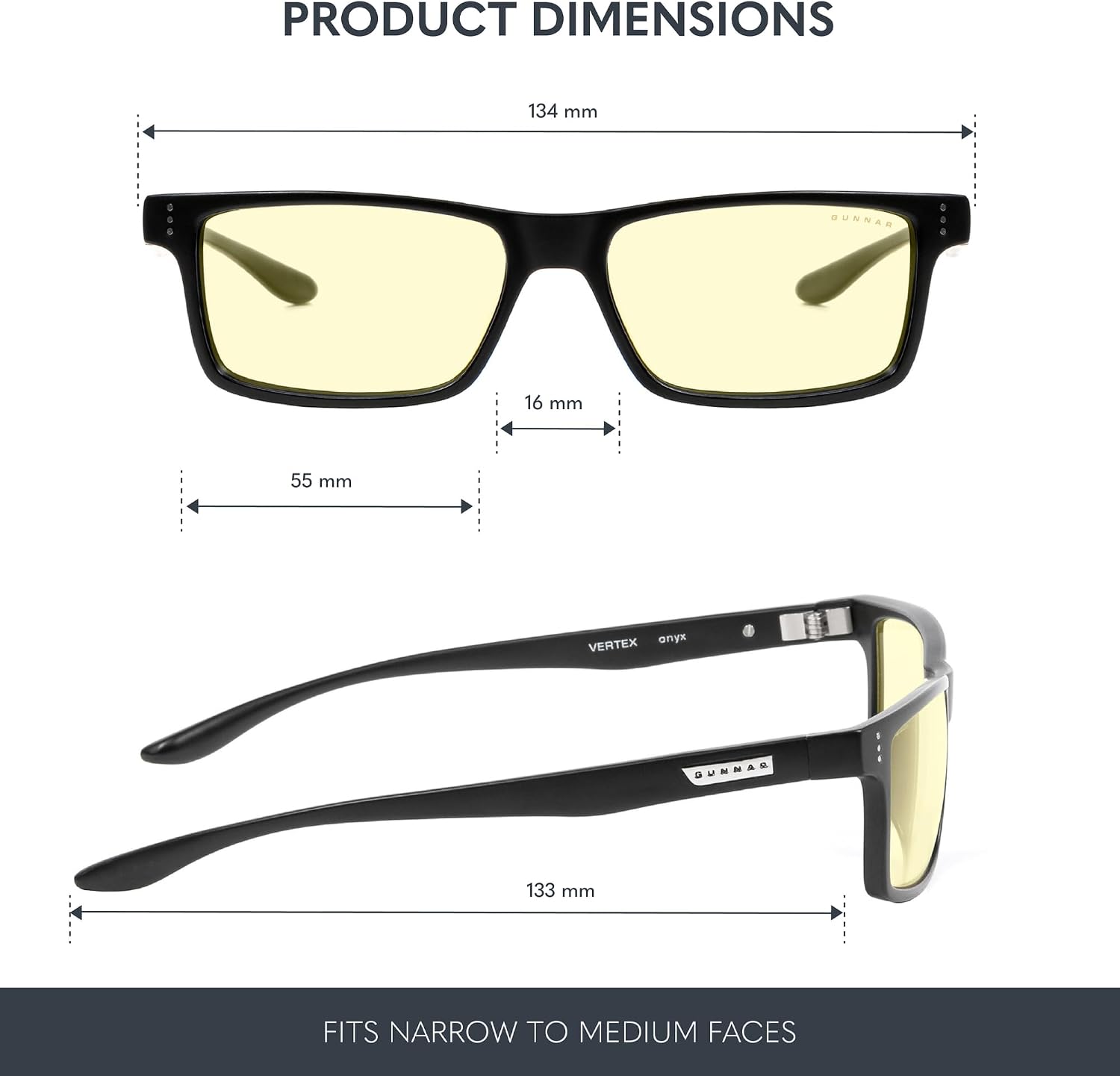 Blue Light Reading Glasses - Blocks 65% Blue Light - Vertex