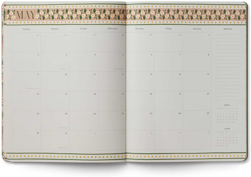 2027 Paisley 12-Month Academic Appointment Notebook, Aug. 2026 - July 2027, Thread-Stitch Binding, 9.75" L x 7.75" W