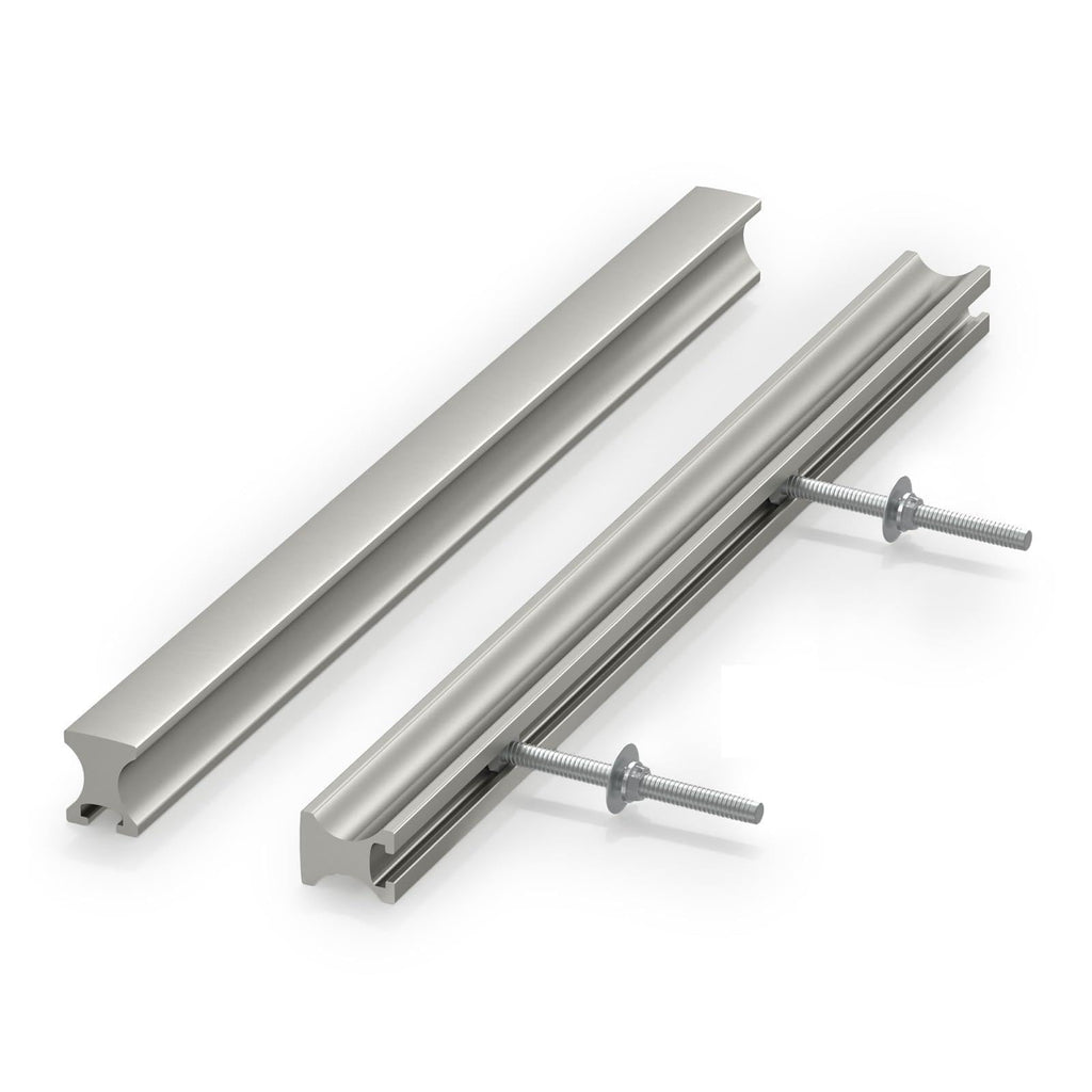 5 Pack Adjustable Brushed Nickel Cabinet Pulls 2" to 8.8" (51-224mm) Adjustable Hole Distance Drawer Pulls