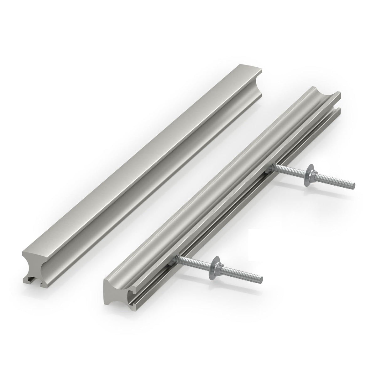 5 Pack Adjustable Brushed Nickel Cabinet Pulls 2" to 8.8" (51-224mm) Adjustable Hole Distance Drawer Pulls