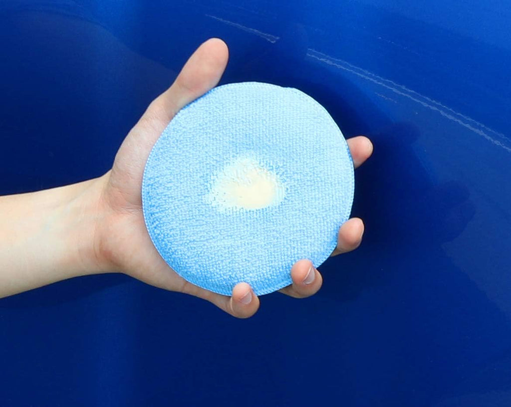 SimpleHouseware Car Wash Sponge Wax Microfiber Applicator Pads, 12-Pack