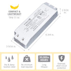 810600 12 Volt LED Power Supply, White