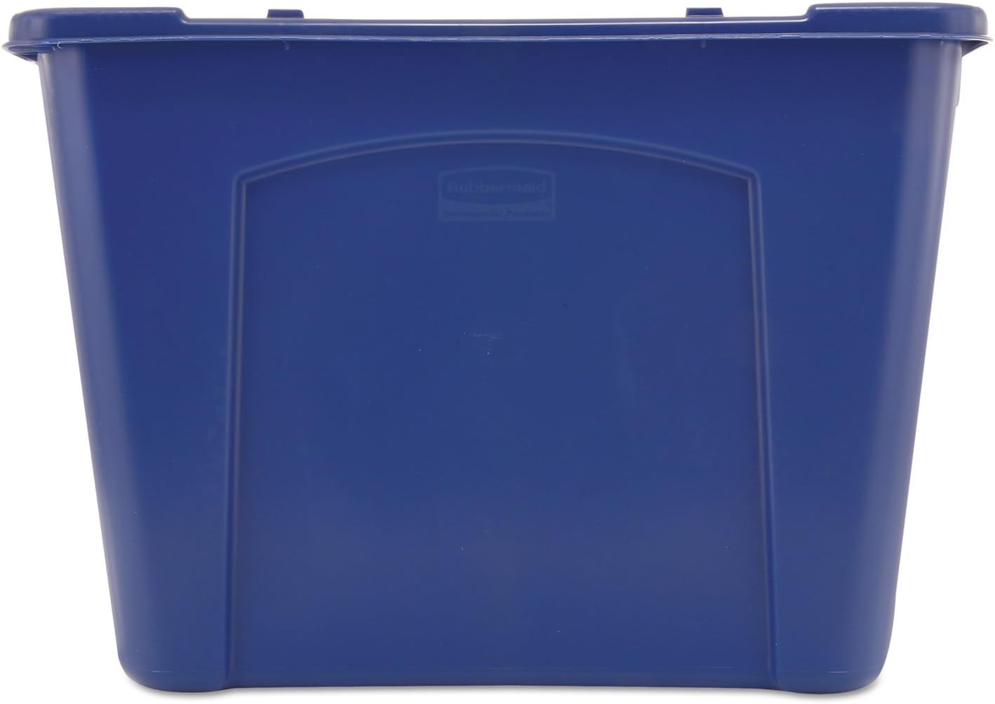 Recycling Bin/Box, Stackable, 14 GAL, Blue, for Indoors/Outdoors/Garages/Homes/Commercial Facilities