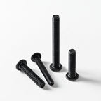 1/4-20 x 3/4" (40 Pack) Flat Head Hex Socket Cap Screws Bolts, Black Oxide 304 Stainless Steel 18-8, Hex Drive, Bright Finish, Fully Machine Thread