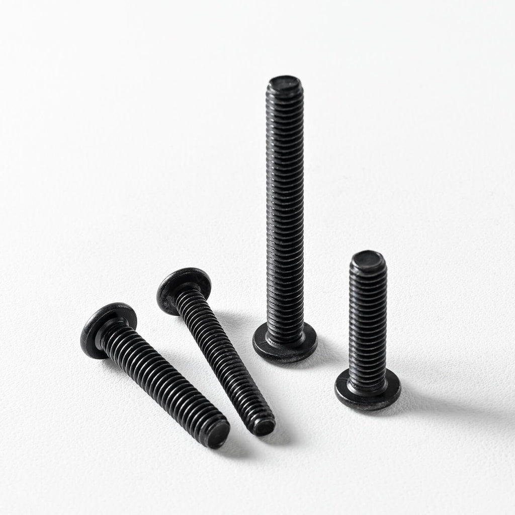 5/16-18 x 1-1/4" (20 Pack) Flat Head Hex Socket Cap Screws Bolts, Black Oxide 304 Stainless Steel 18-8, Hex Drive, Bright Finish, Fully Machine Thread