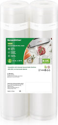 Vacuum Sealer Bags, 11" x 20' Rolls, 2 Pack