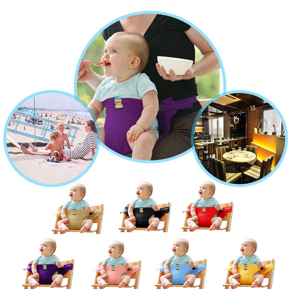 Harness Seat for High Chair Baby Feeding Safety Seat with Strap, Toddler Booster Harness Belt Portable Dining Seat