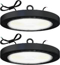 Sunco 2 Pack UFO LED High Bay Light, 240W, 6000K, 34800LM, Dimmable