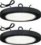 Sunco 2 Pack UFO LED High Bay Light, 240W, 6000K, 34800LM, Dimmable
