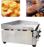Commercial Countertop Griddle 2800Pa LPG Gas Grill Griddle