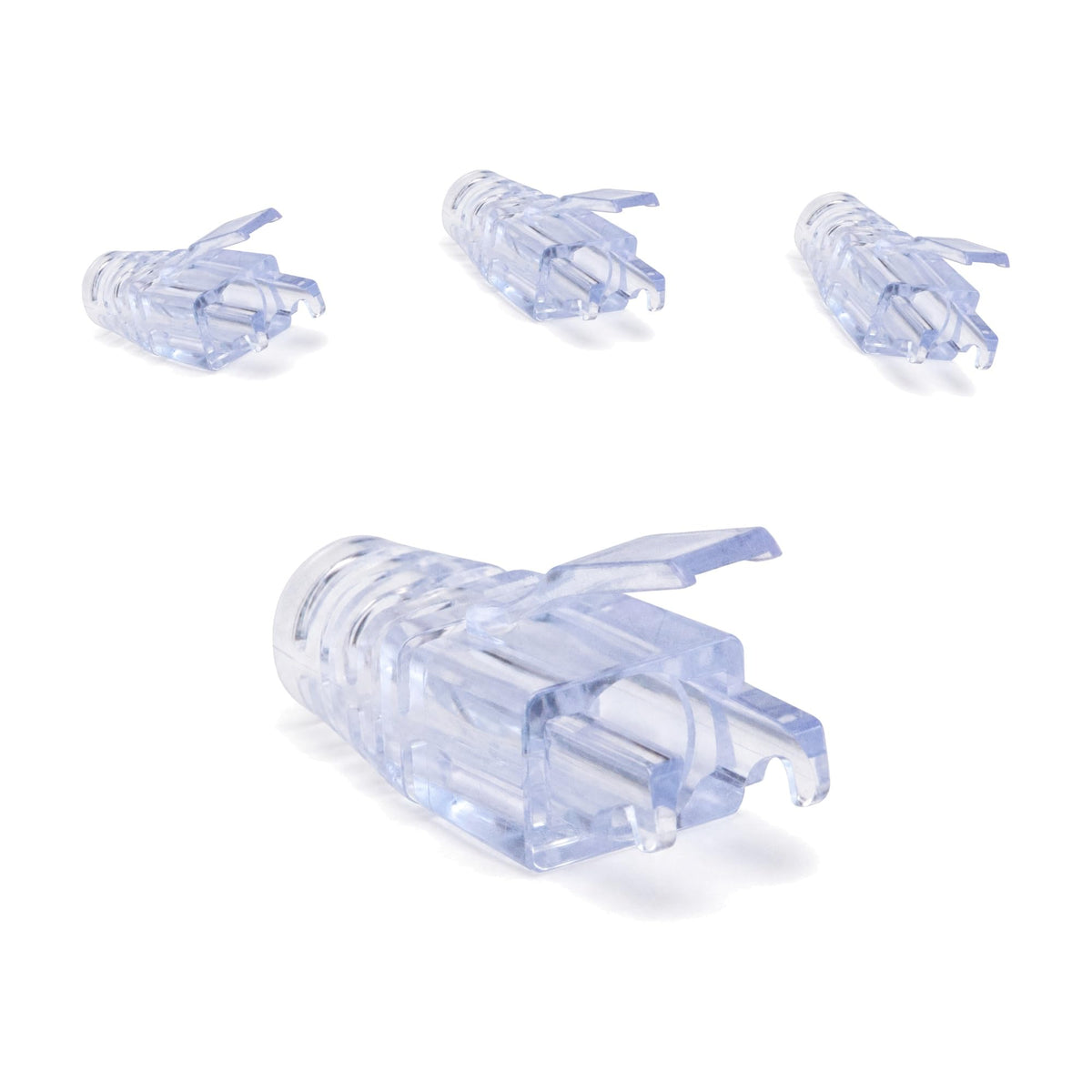 Platinum Tools 202036J EZ-RJ45 Cat6 Strain Relief, (Clear). 100/Jar
