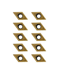 10Pcs DCMT11T304 DCMT32.51 Carbide Turning Inserts