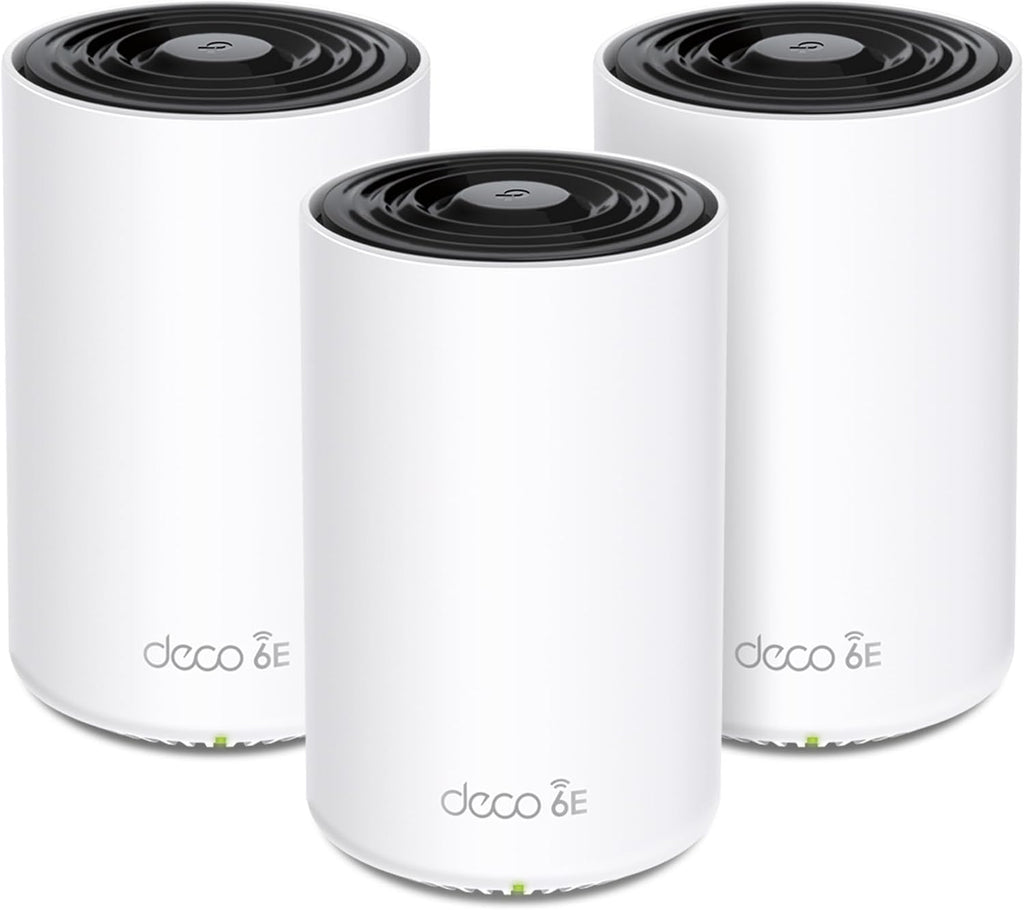 Deco XE70 Pro AXE4900 Tri-Band WiFi 6E Mesh WiFi System - 2.5G WAN/LAN Ports, 4.9 Gbps Wi-Fi 7,200 Sq. Ft Coverage