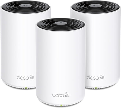 Deco XE70 Pro AXE4900 Tri-Band WiFi 6E Mesh WiFi System - 2.5G WAN/LAN Ports, 4.9 Gbps Wi-Fi 7,200 Sq. Ft Coverage