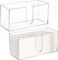 2 Pack Acrylic Paper Towel Holder, Suitable for Multifold Napkins