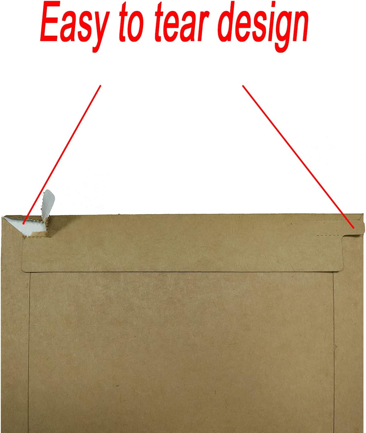Rigid Mailers 30 Pack 9.5 x 12.5 inches Brown Self Seal Stay Flat Bulk Cardboard Kraft No Bend Mailers Peel and Seal