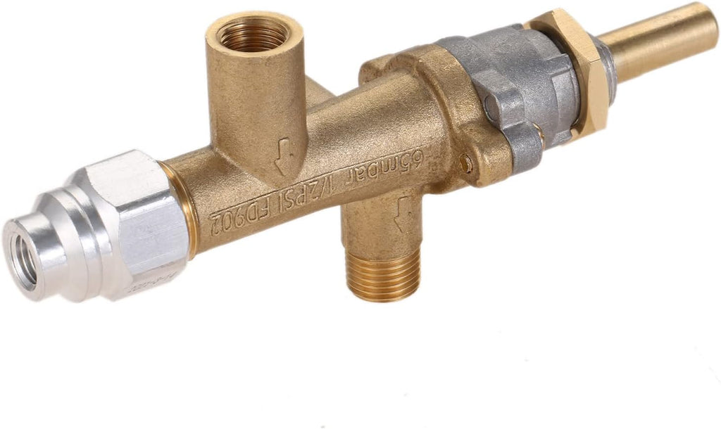 Replacement for Propane Patio Heater Brass Safety Control Valve with Pilot