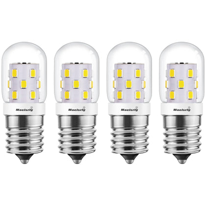 Microwave Light Bulbs Under Hood 40W Equivalent, E17 LED Bulb Dimmable for Range Hood, 3W 380 Lumens, LED Appliance