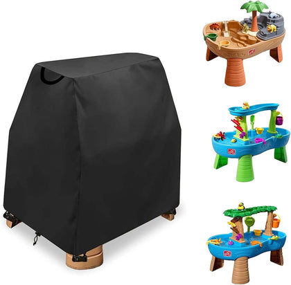Kids Water Table Cover Fits Rain Showers Splash Pond Water Table for Toddlers, Waterproof Dustproof Outdoor Toys