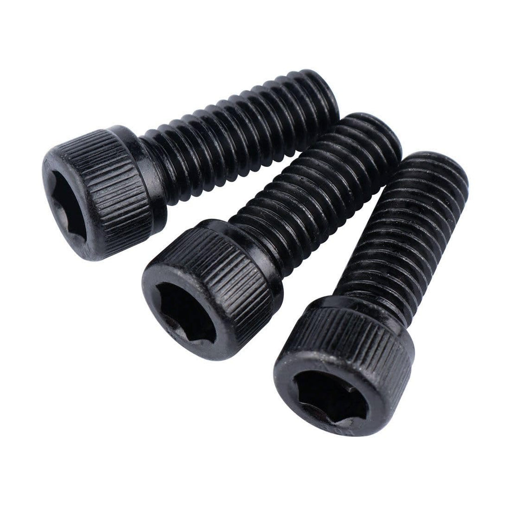 1/2-13 x 1 Socket Head Cap Screws Bolts Black Finish,304 Stainless Steel 18-8, Allen Hex Drive, Full Machine Thread, 4Pcs