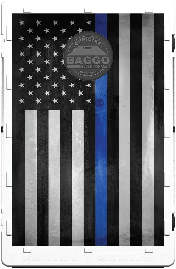 Thin Blue Line Bean Bag Toss Portable Cornhole Game