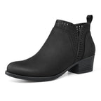 Women's Low Heel Ankle Booties