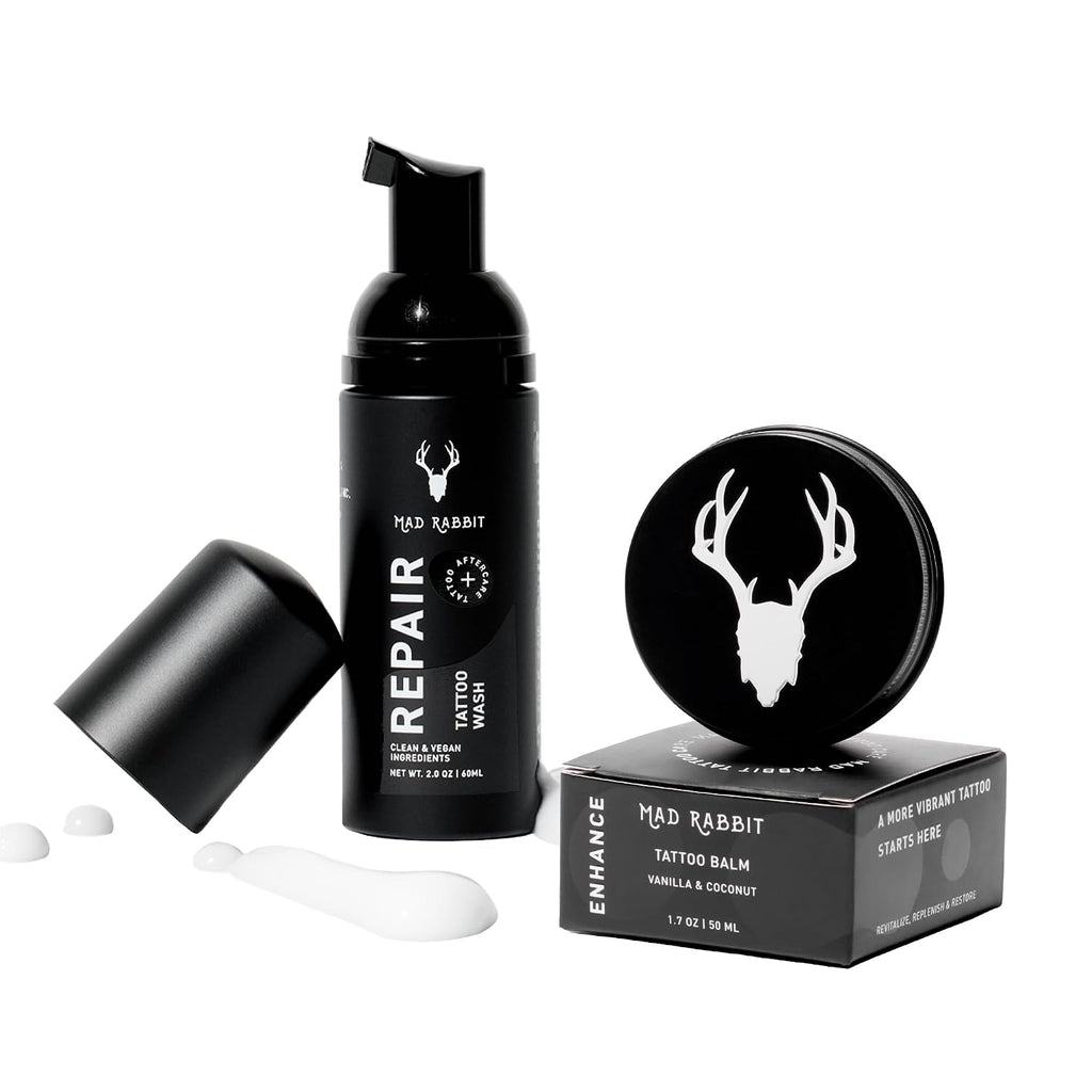 Tattoo Aftercare Kit – Tattoo Balm & Tattoo Foam Soap Cleanser