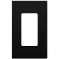ENERLITES 1-Gang Black Screwless Decorator Switch Outlet Wall Plate Cover