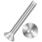 Kozelo 25Pcs #6-32x1 Flat Head Socket Cap Screw Countersunk Bolt