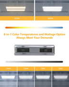 LED Linear High Bay Light 130W/104W/78W/52W&4000K/5000K Adjustable