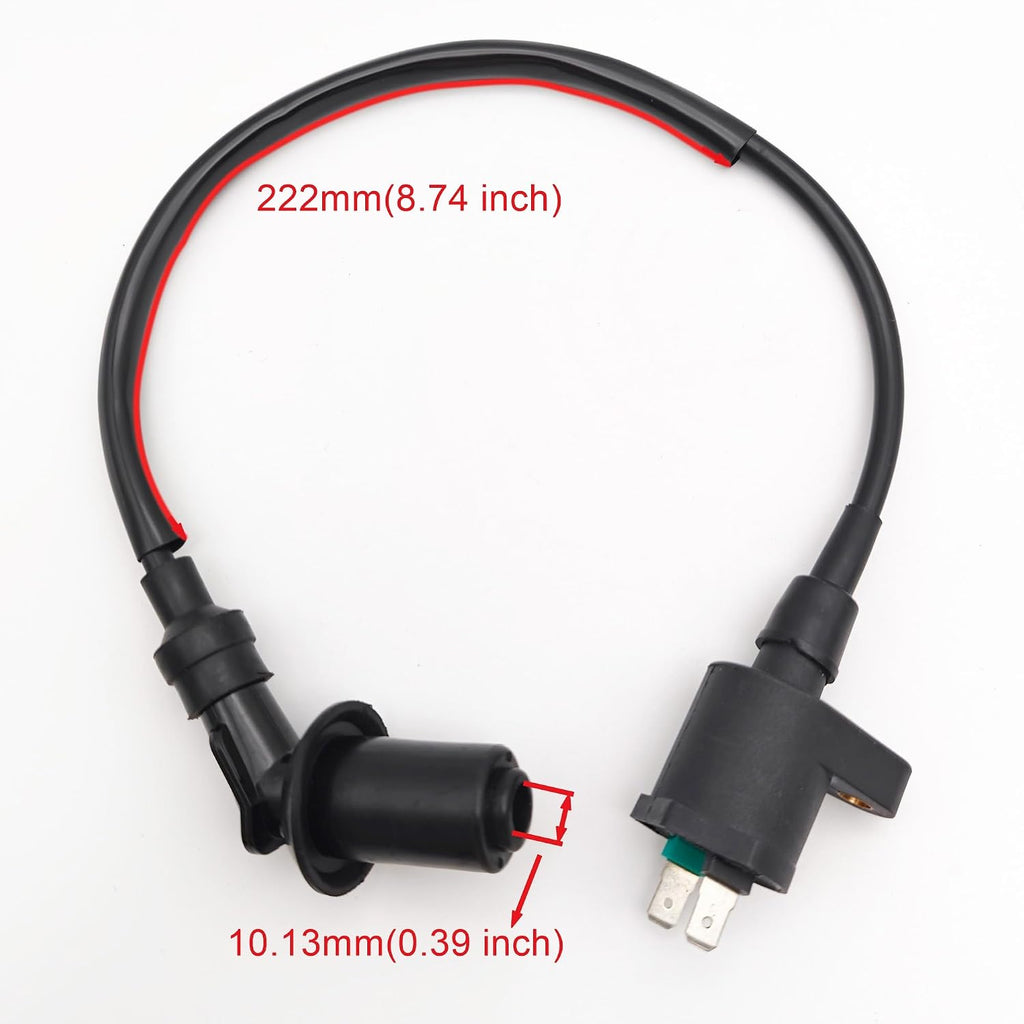 GY6 Ignition Coil SSR 125 A7TC Spark Plug Wire for 50cc 110cc 125cc 150cc 80cc 90cc Engine Moped Scooter ATV Go Kart