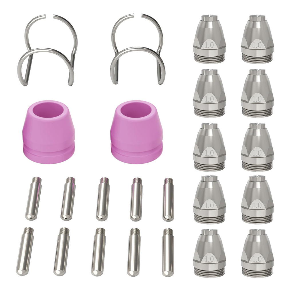 ARCCAPTAIN AG-60 Plasma Cutter Torch Consumables, 24Pcs .040''