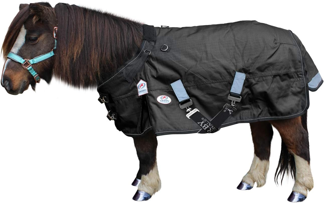 Nordic-Tough 1200D Heavyweight Mini Horse & Pony Turnout Blanket – Waterproof, Breathable, 300g Insulation, 210T