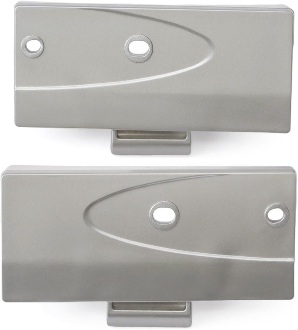 DA67-02057A & DA67-02056A Refrigerator Freezer Door Handle Mounting Cap Compatible with Samsung Fridge RF263ERS/XAA RF266AERS/XAA RFG297AARS/XAA, Left & Right Side Handle End Cap