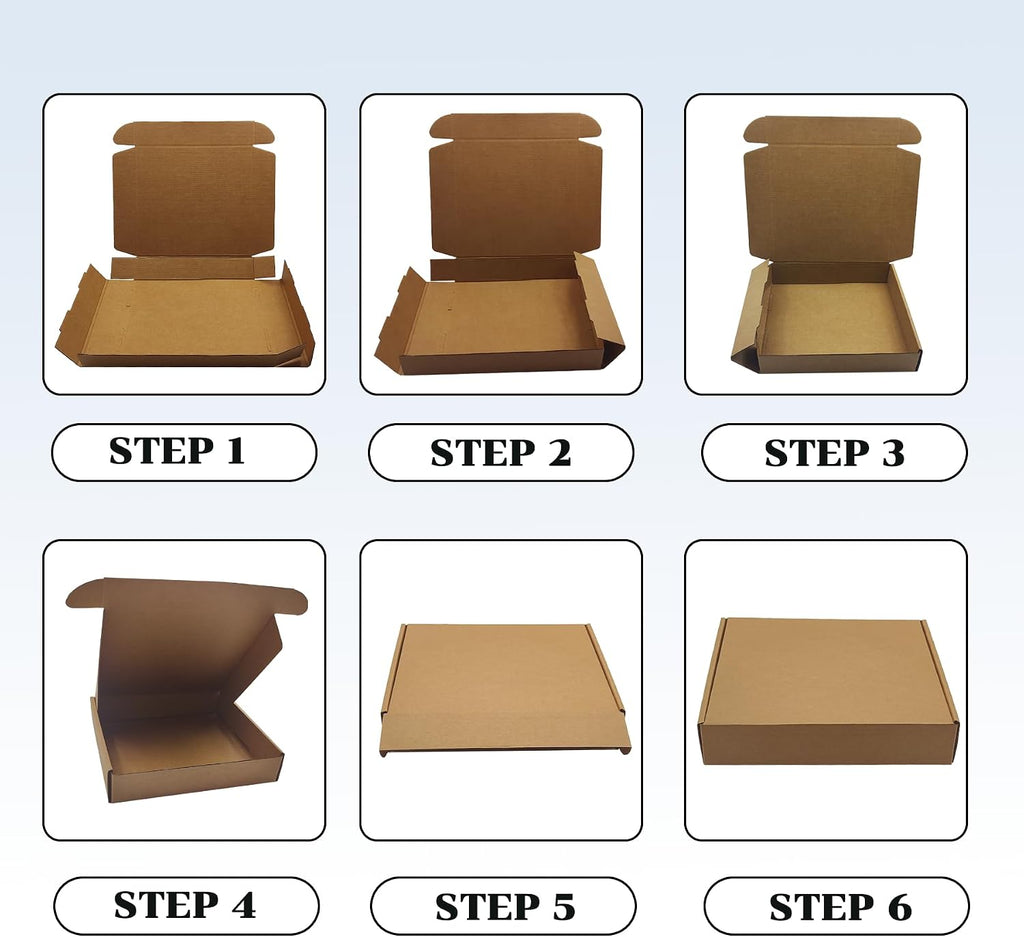 11 x8 x3 inches Corrugated Shipping Boxes, Brown Cardboard Mailers, 28 Pack