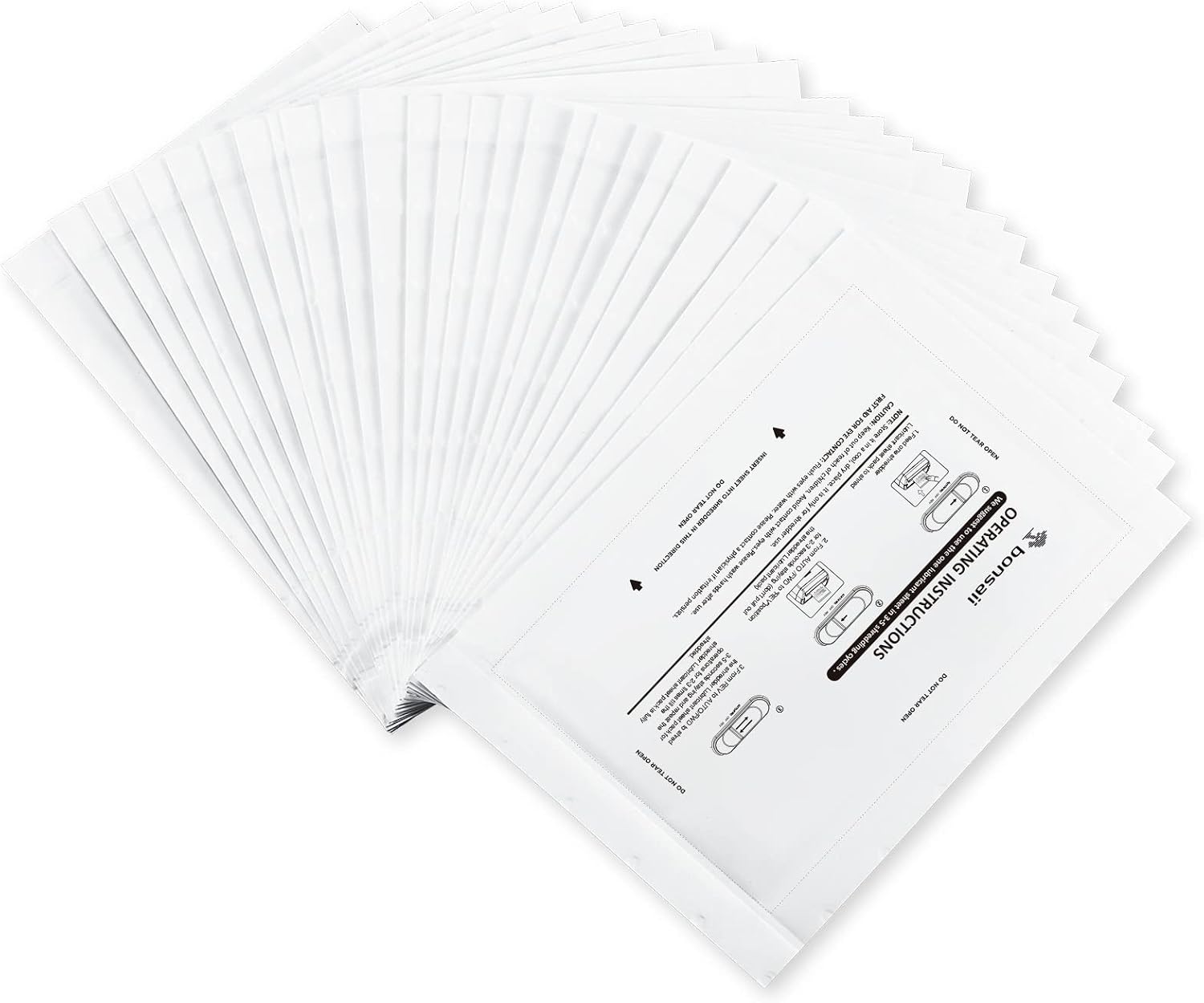 Paper Shredder Lubricant Sheets, 24-Pack (8.4 x 5.9 inch/piece)