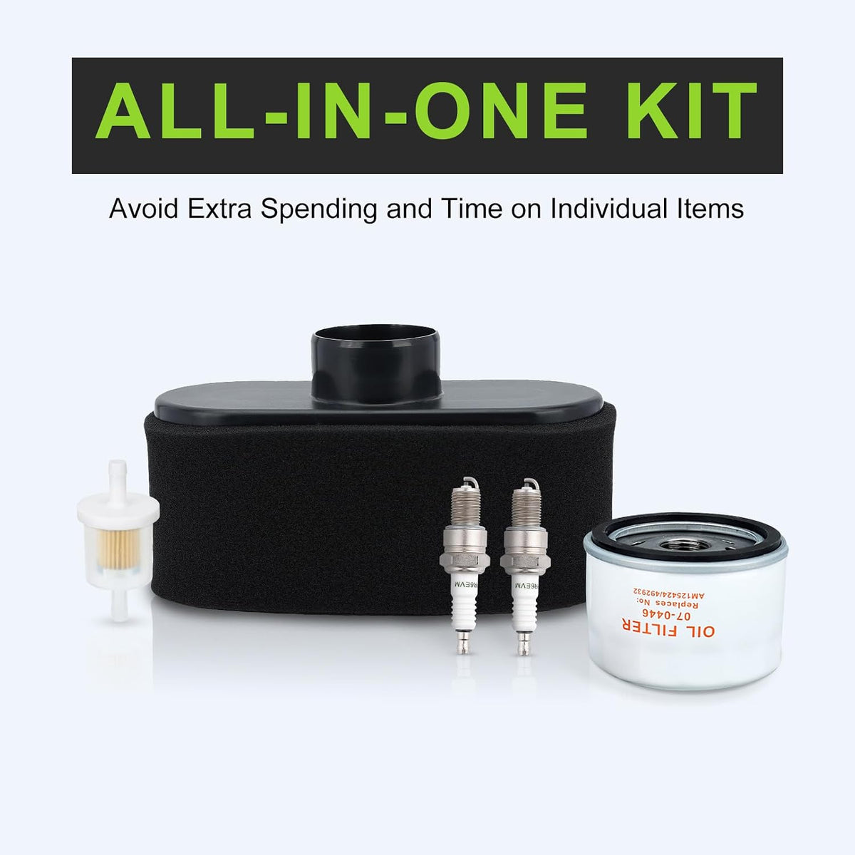 FR691V Tune Up Kit Oil Change Kit for Kawasaki FR730V FR651V Engine | Replace 11013-7049 11013-0752 11013-7047 Air