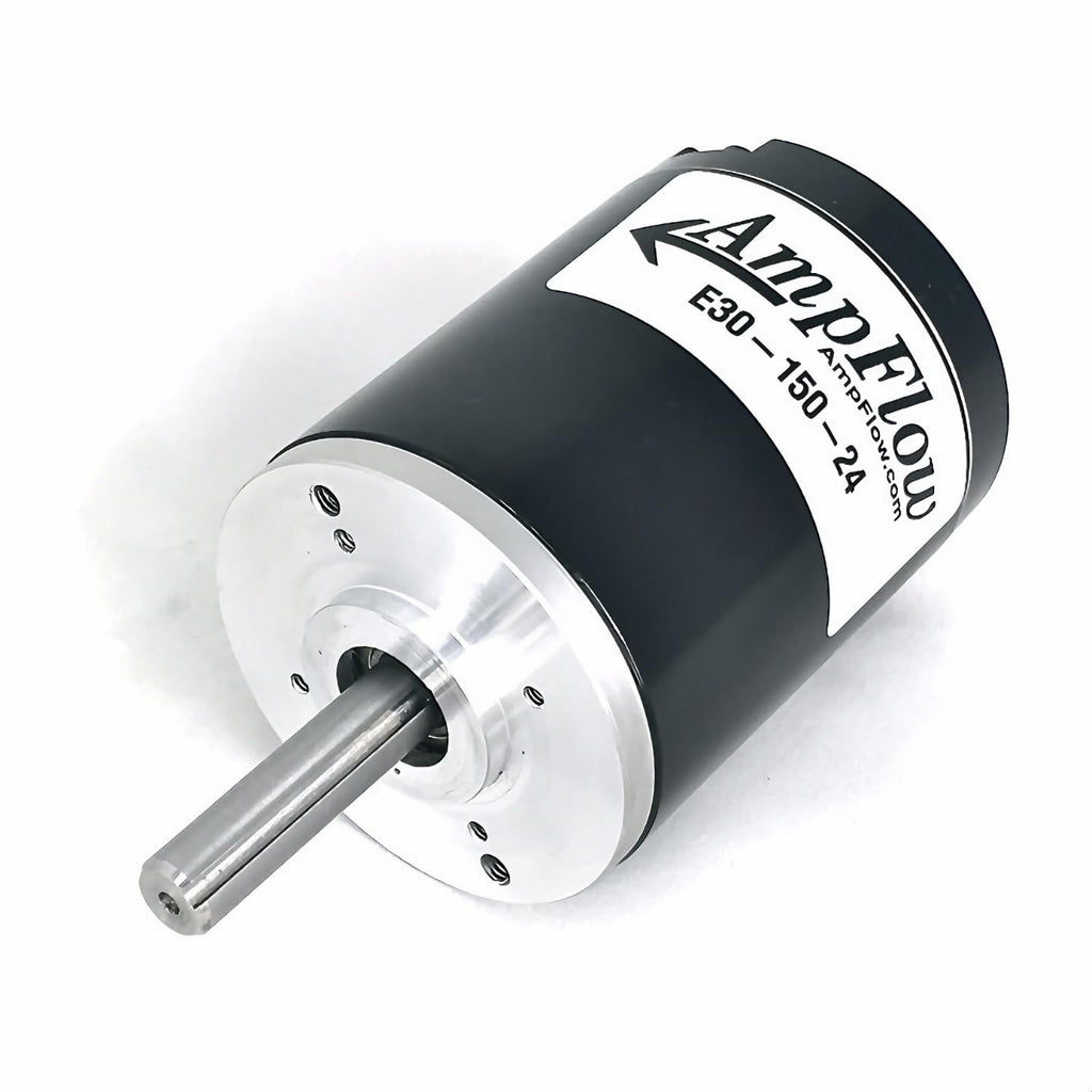 E30-150-48 Brushed Electric Motor, 24V, 48V, or 72 VDC, 5600 RPM