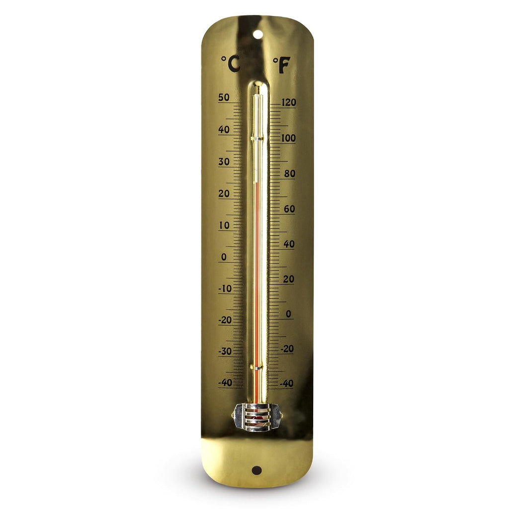 Headwind Consumer Products 840-0062 Metal Thermometer Brass 12"