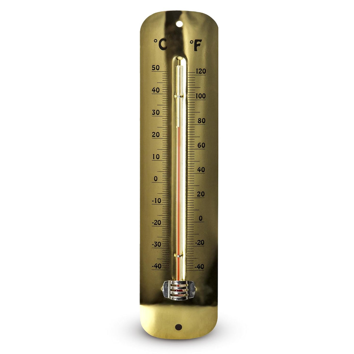 Headwind Consumer Products 840-0062 Metal Thermometer Brass 12"