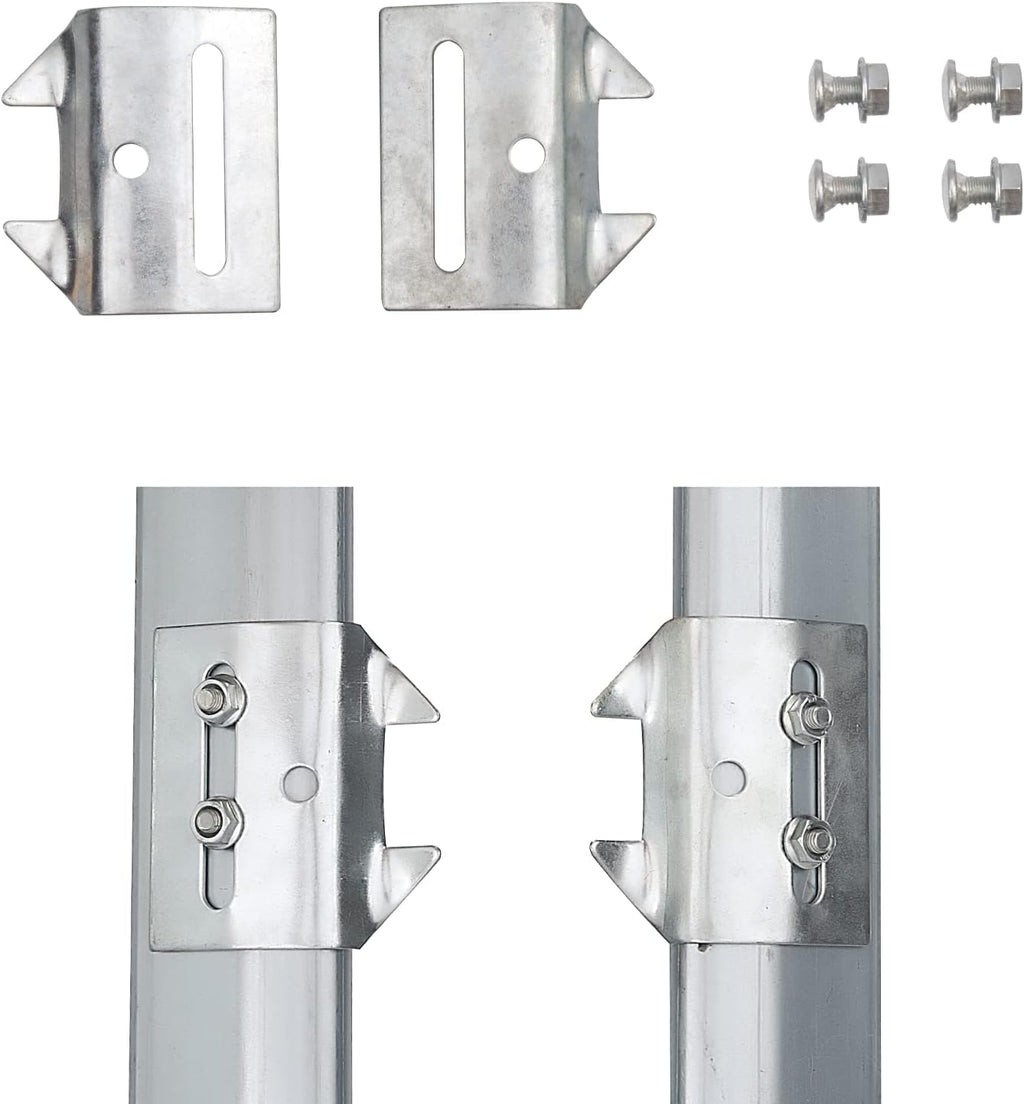 Garage Door Lock Kit with Spring Latch （Including All Hardware） Garage Door Lock Set Fits 1-3/8" Through 2" Thick