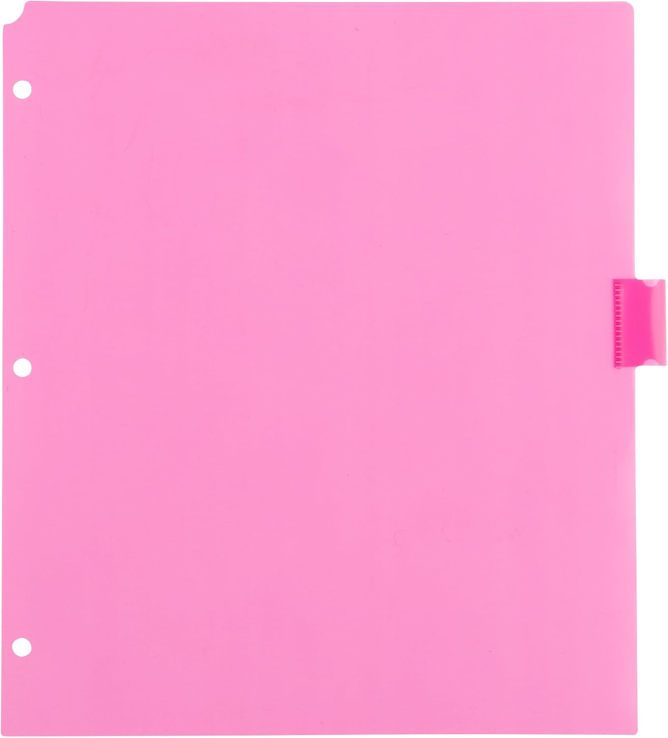 Plastic Index Tab Dividers - 8-Tab - 9 3/4 x 11 1/2 - Multicolor - 2 Sets of 8 Tabs/Pack