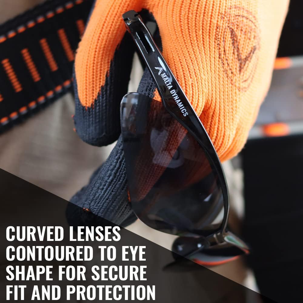 APEX Safety Glasses – Anti Scratch and Anti Fog Protection, Construction Safety Glasses for Men and Women, ISEA &