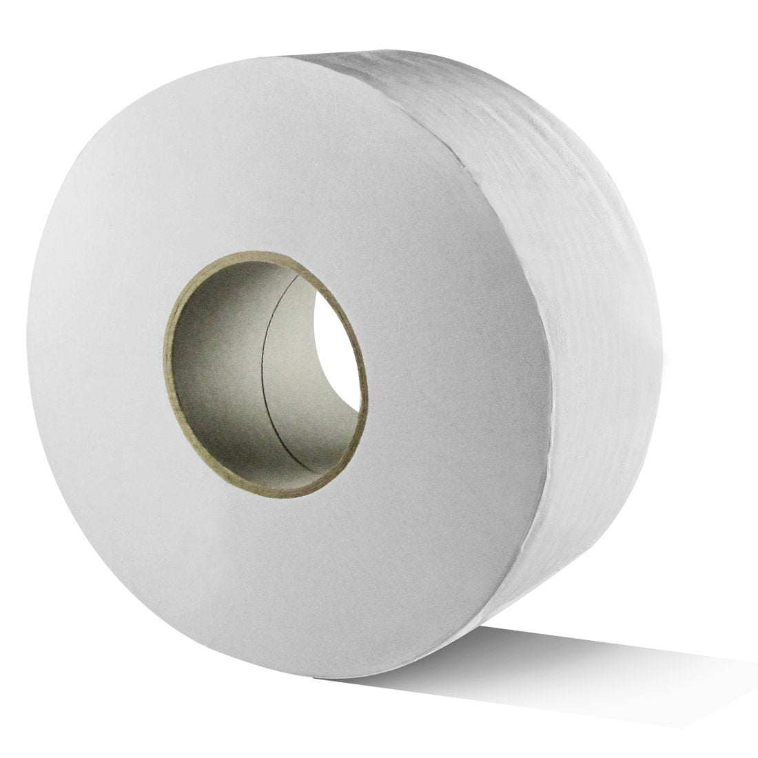 12 Pack 9" Jumbo Roll Toilet Paper, 2-Ply White Bath Tissue, 1000 ft