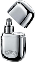 Nose Hair Trimmer, Alloy Nose Trimmer for Men and Women, Silver | IPX7 Waterproof, USB-C Rechargeable, Travle Size